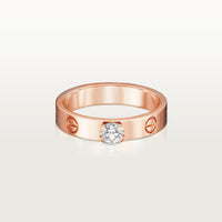 [LOVE LUCKY]LOVE RING 3.6MM 1 BIG DIAMOND
