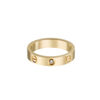 [LOVE LUCKY]LOVE 4MM 1 DIAMOND RING