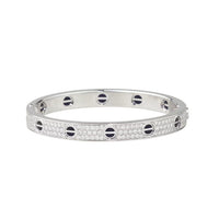 [LOVE LUCKY]LOVE BRACELET 6.1MM DIAMOND-PAVED CERAMIC