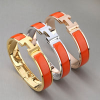[LOVE LUCKY]H ORANGE BRACELET