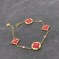 [LOVE LUCKY]STAR AND SUN CARNELIAN 4 MOTIFS 3 DIAMONDS