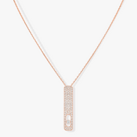 [LOVE LUCKY]MY FIRST DIAMOND PAVED NECKLACE