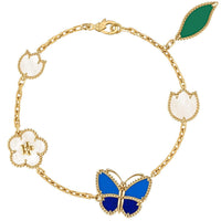 [LOVE LUCKY]LUCKY SPRING BUTTERFLY 5 MOTIF BRACELET