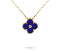 [LOVE LUCKY]CLOVER 15MM CHRISTMAS LIMITED EDITION SINGLE FLOWER NECKLACE
