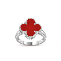 [LOVE LUCKY]CLOVER SILVER RING COLLECTION