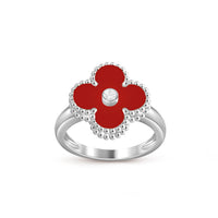 [LOVE LUCKY]CLOVER SILVER DIOMND RING COLLECTION