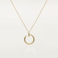 [LOVE LUCKY]JUSTE NECKLACE HALF DIAMOND