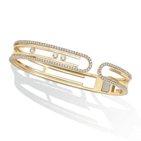 [LOVE LUCKY]MOVE 10TH PAVED DIAMOND BRACELET