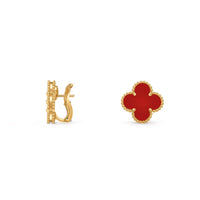[LOVE LUCKY]CLOVER 15MM MOP EARRINGS COLLECTION