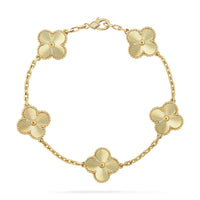 [Love Lucky] CLOVER 5 MOTIF LASER BRACELET COLLECTION