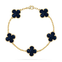 [Love Lucky]CLOVER 5 MOTIF PIETERSITE BRACELET COLLECTION