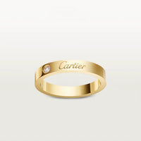 [LOVE LUCKY]LOVE RING 4MM 1 DIAMOND