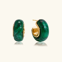 [LOVE LUCKY]Lexi Chunky Enamel Hoops