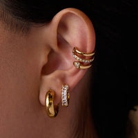 [LOVE LUCKY]Orielle Staple Gold Earrings Bundle