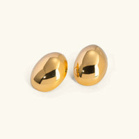 [LOVE LUCKY]Callista Gold Bean Earrings