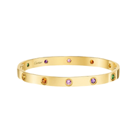 [LOVE LUCKY]2026 RAINBOW LOVE BRACELET 6.1MM  10 DIAMONDS