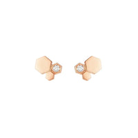 [LOVE LUCKY]BEE LOVE PINK GOLD DIAMOND EARRINGS