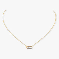 [LOVE LUCKY]MOVE UNO DIAMOND NECKLACE