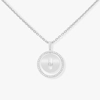 [LOVE LUCKY]LUCKY MOVE PM NECKLACE SILVER DIAMOND
