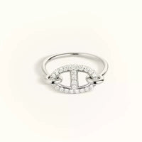 [LOVE LUCKY]RONDE SMALL SILVER DIAMOND RING
