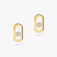 [LOVE LUCKY]So Move Diamond Earrings in Yellow Gold
