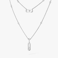 [LOVE LUCKY] Move Uno Diamond Necklace