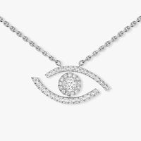 [LUXE]10 Pavé Diamond Necklace Lucky Eye Messika 07525-PG
