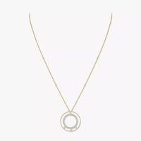 [LOVE LUCKY]Move Romane Long Pave_-Set Diamond Necklace